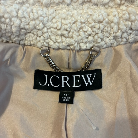 J. Crew teddy coat. NWT. - Picture 4 of 9